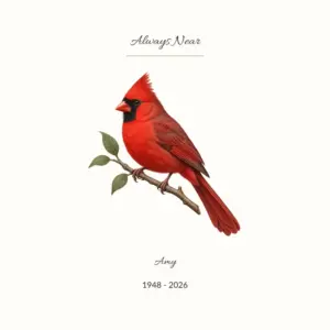 Memorial Cardinal Ornament