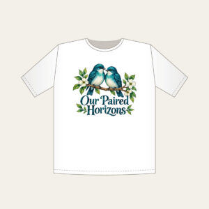 Our Paired Horizons T-Shirt in white