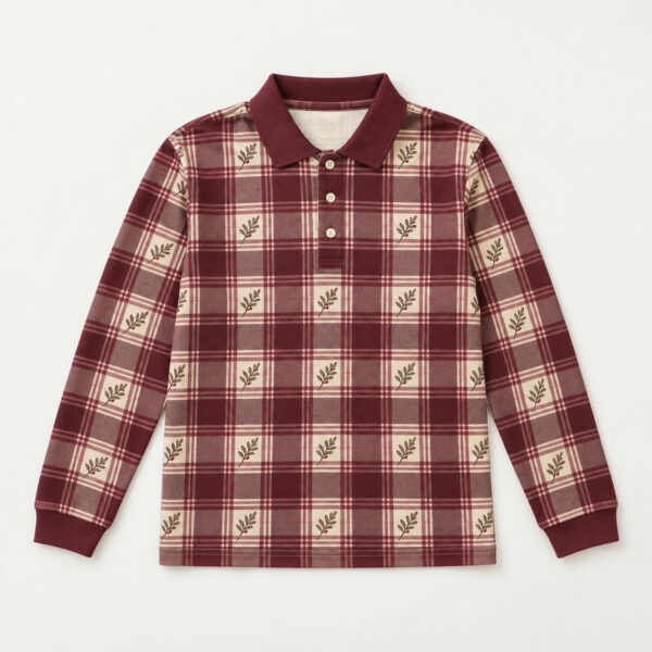 Product image Orchard Tartan Long Sleeve Polo