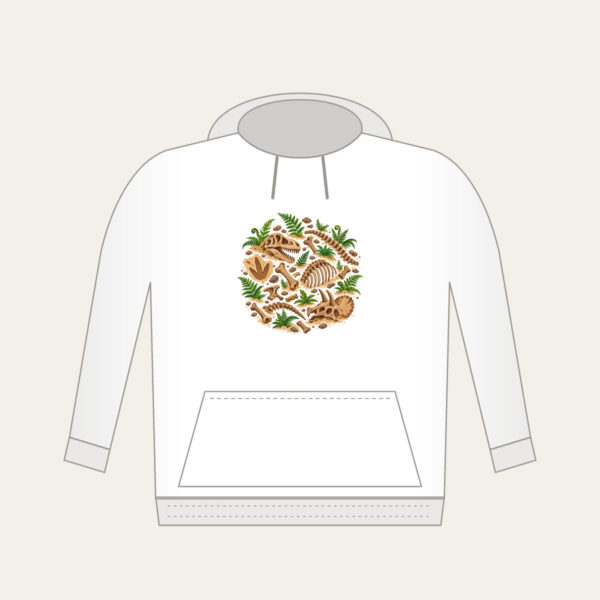 Product image Dinosaur Bones and Fern Dig Scene Hoodie