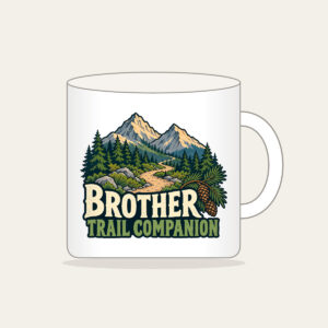 BROTHER TRAIL COMPANION Mug in white