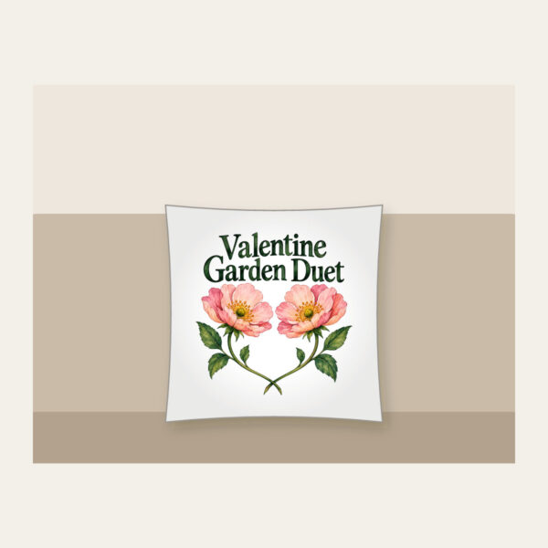 Product image Valentine Garden Duet Pillow