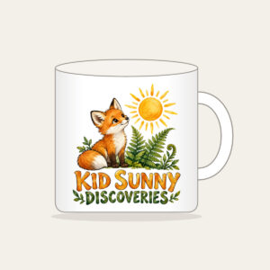 KID SUNNY DISCOVERIES Mug in white