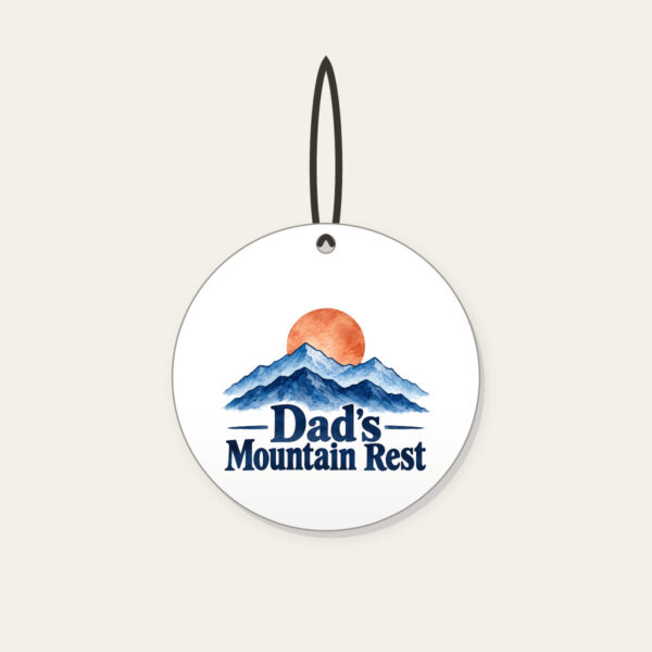 Product image Dad's Mountain Rest Ceramic Ornament