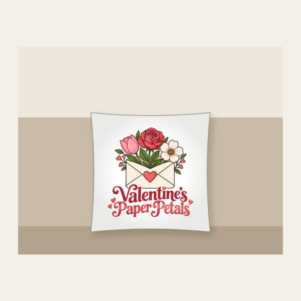 Product image Valentine's Paper Petals Pillow