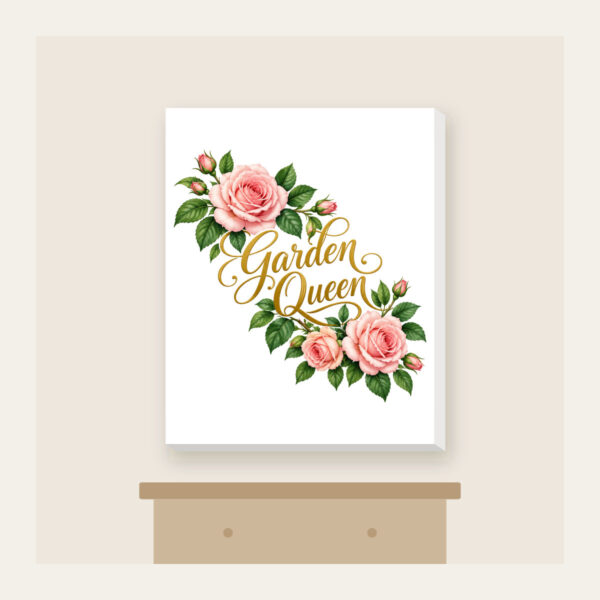 Product image Garden Queen Rose Garland Canvas Print