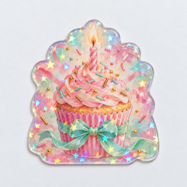 Product image Cupcake Candle Hologram Card