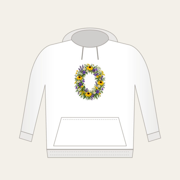 Product image Oval Wildflower Wreath Hoodie