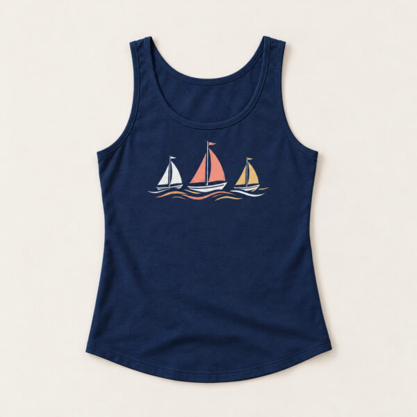 Product image Navy Sailboat Regatta Ladies' Tank