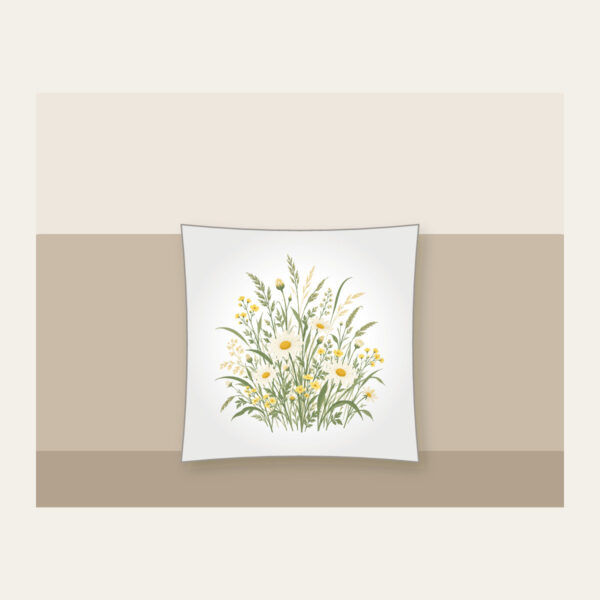 Product image Meadow Grass and Daisy Field Pillow