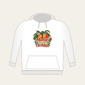 Mama's Sunlit Orchard Hoodie in white