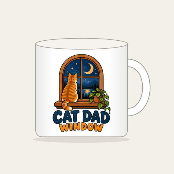 Product image Cat Dad Window Mug