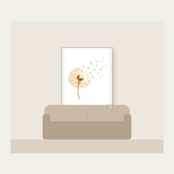 Product image Dandelion Seeds Drifting Away Fleece Blanket