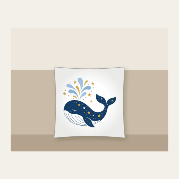 Product image Starry Whale with Water Spout Pillow