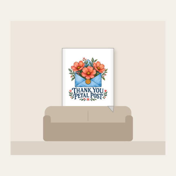 Product image Thank You Petal Post Fleece Blanket
