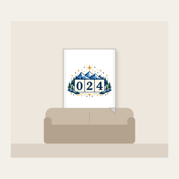 Product image Mountain and Star Border with 024 Fleece Blanket