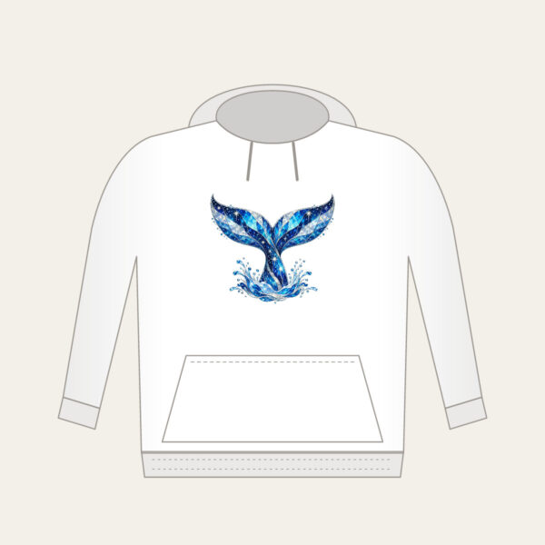 Product image Whale Tail with Prismatic Shimmer Hoodie