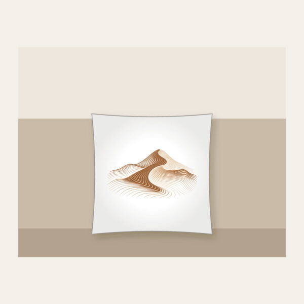 Product image Rolling Dune in Topographic Lines Pillow
