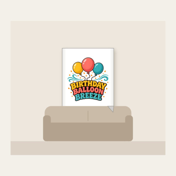 Product image Birthday Balloon Breeze Fleece Blanket