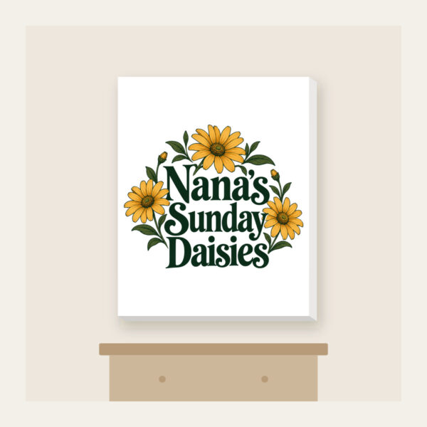 Product image Nana's Sunday Daisies Canvas Print