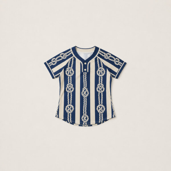 Product image Nautical Knot Two-Button Baseball Jersey