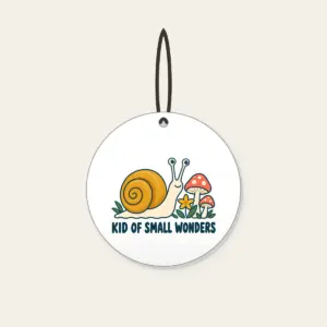 KID OF SMALL WONDERS Ceramic Ornament in white