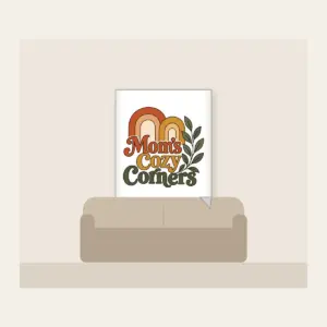 Mom's Cozy Corners Fleece Blanket in white