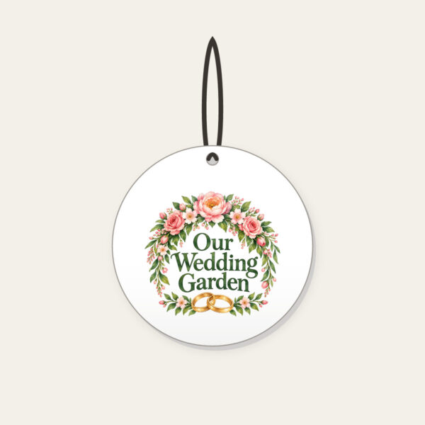 Product image Our Wedding Garden Ceramic Ornament