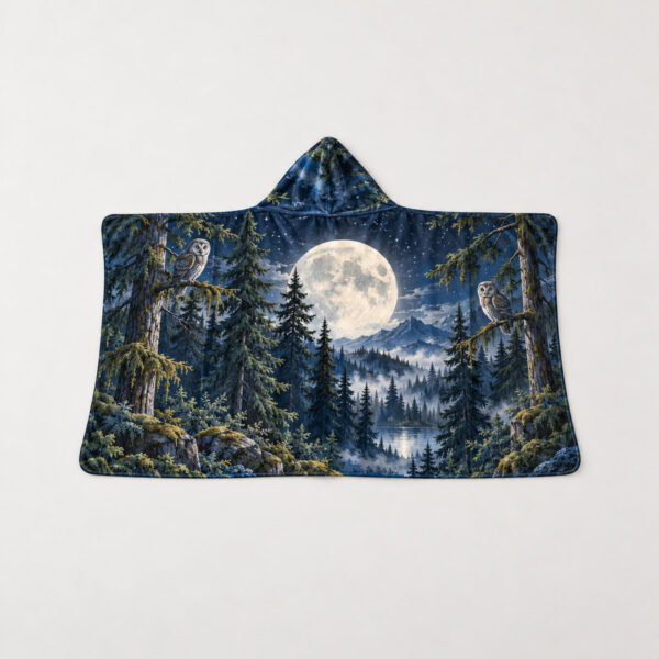 Product image Moonlit Forest Hooded Blanket