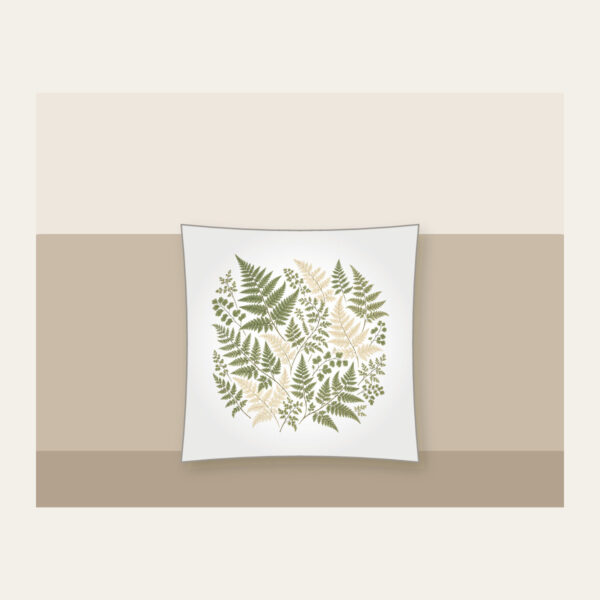 Product image Pressed Ferns with a Gold Line Pillow