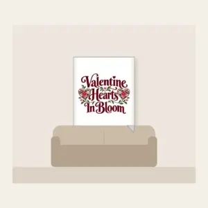 Valentine Hearts In Bloom Fleece Blanket in white