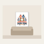 ANNIVERSARY DOUBLE SPARK Fleece Blanket in white