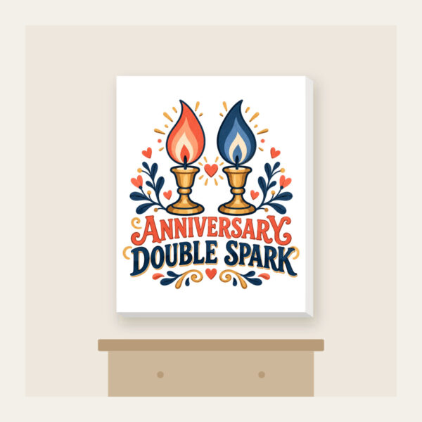 Product image Anniversary Double Spark Canvas Print
