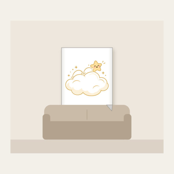 Product image Little Star Hopping on a Cloud Fleece Blanket