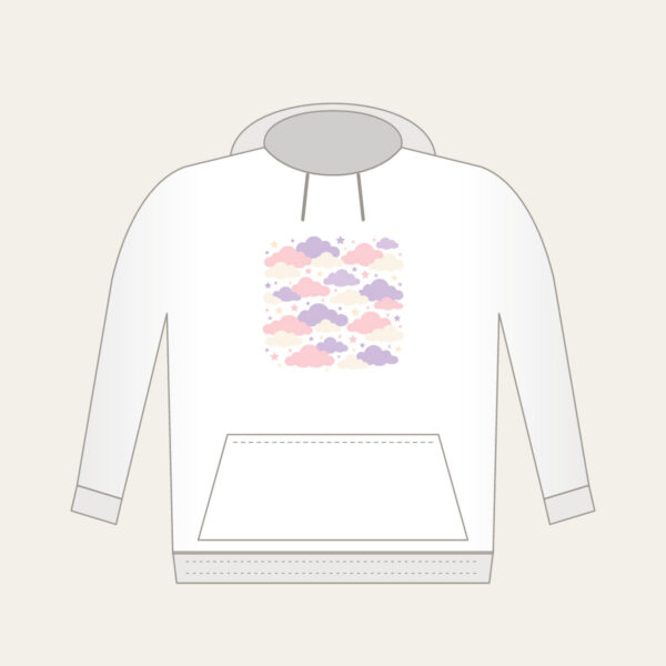 Product image Lilac Cloud Rows Hoodie