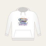 FRIENDS SHARE QUIET Hoodie in white
