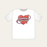 Valentine's Quiet Orbit T-Shirt in white