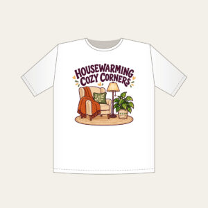 HOUSEWARMING COZY CORNERS T-Shirt in white