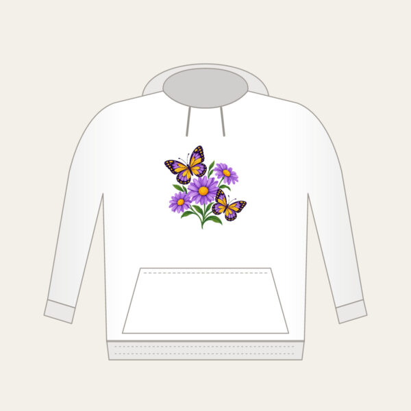 Product image Two Butterflies and Three Daisies Hoodie