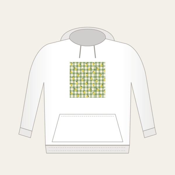 Product image Green Gingham with Scattered Pears Hoodie