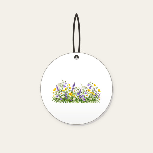 Product image Wildflower Strip Beneath a Pale Sky Ceramic Ornament