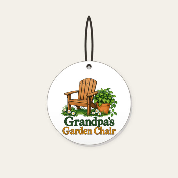 Product image Grandpa's Garden Chair Ceramic Ornament