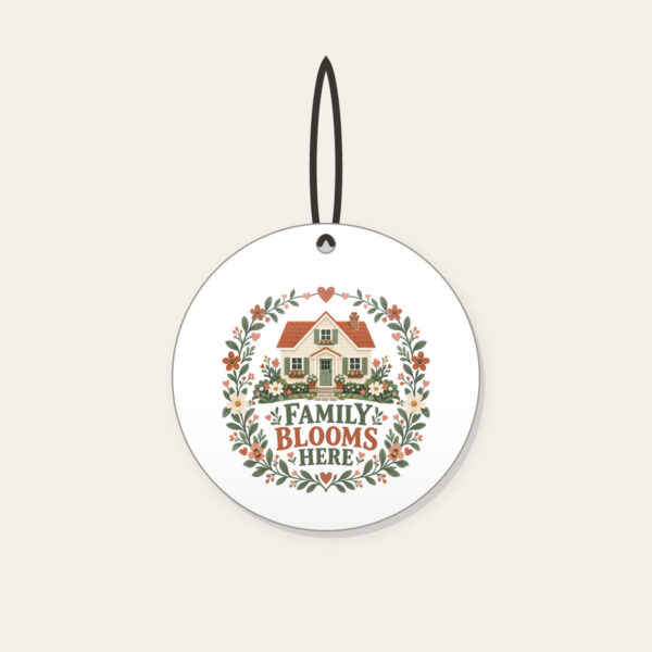 Product image Family Blooms Here Ceramic Ornament
