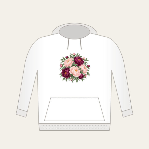 Product image Blush and Plum Peony Garden Hoodie