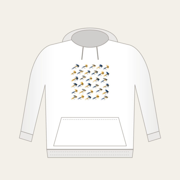 Product image Trout Flies in Diagonal Rows Hoodie