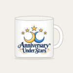 Anniversary Under Stars Mug in white
