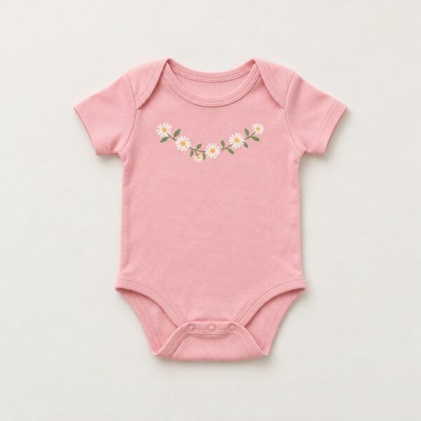 Product image Pink Daisy Chain Baby Bodysuit