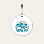 Mama's Gentle Tide Ceramic Ornament in white