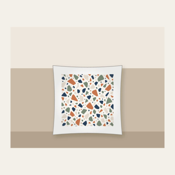 Product image Chip Terrazzo in Terracotta and Navy Pillow
