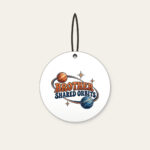 BROTHER SHARED ORBITS Ceramic Ornament in white